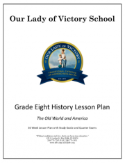 Lesson Plans – Grade 08 History